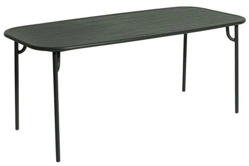 Petite Friture WEEK-END Rectangular Table Glass Green