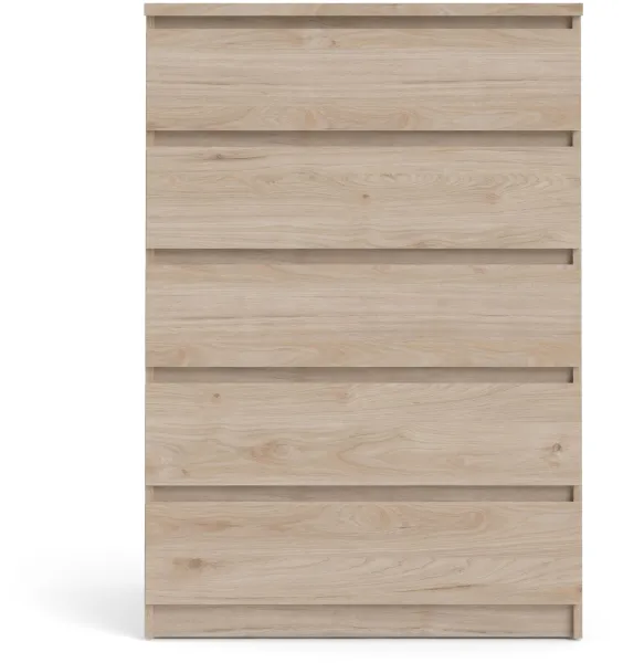 TVILUM Naia Chest of Drawers 5 drawers - ParcelJackson Hickory