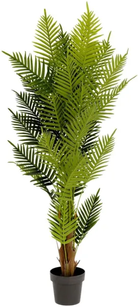 Palmera, Artificial plant, green/black, H150x70x70 cm
