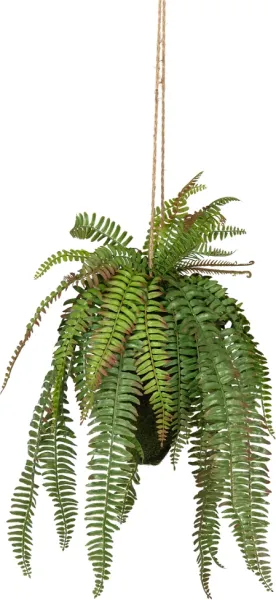 Fern, artificial plant, green, H58x30x30 cm