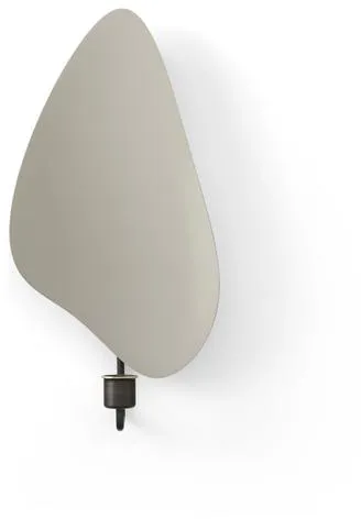 Audo Flambeau Wall Candle Holder H34 Burnished Brass/Grey