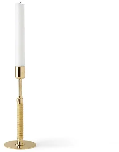 Audo Duca Candle Holder Polished Brass