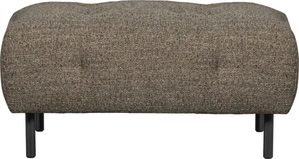 Lloyd, Footstool, dark brown, H45x90x90 cm