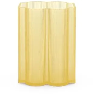 Kartell Okra Vase Low Yellow